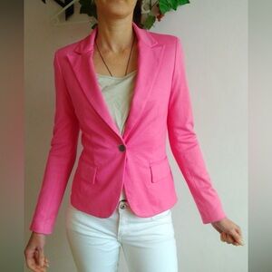 Iceberg Bright Pink Tailored Blazer